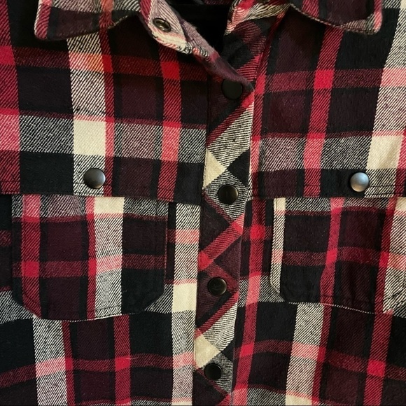 𝅺🎀 Hudson Bay Olympic Games Plaid lined Shacket, Size S, - Picture 5 of 9